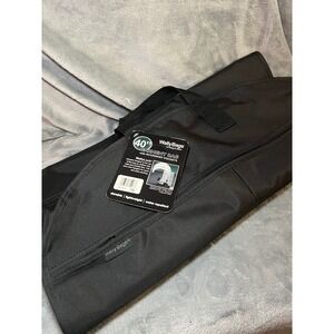 WallyBags 40" Garment Bag Black Travel Suit Carrier WallyLock Accessory